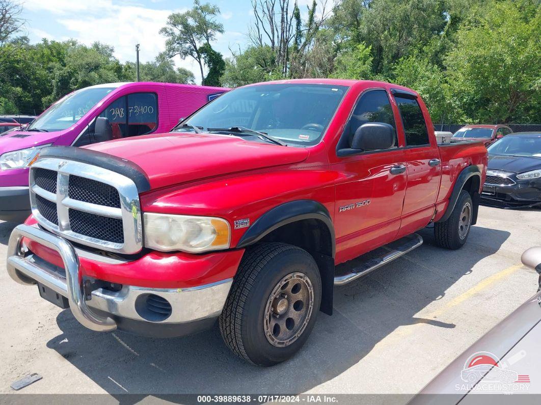 1D7HU18D35S211411 2005 DODGE RAM 1500 photo no. 2