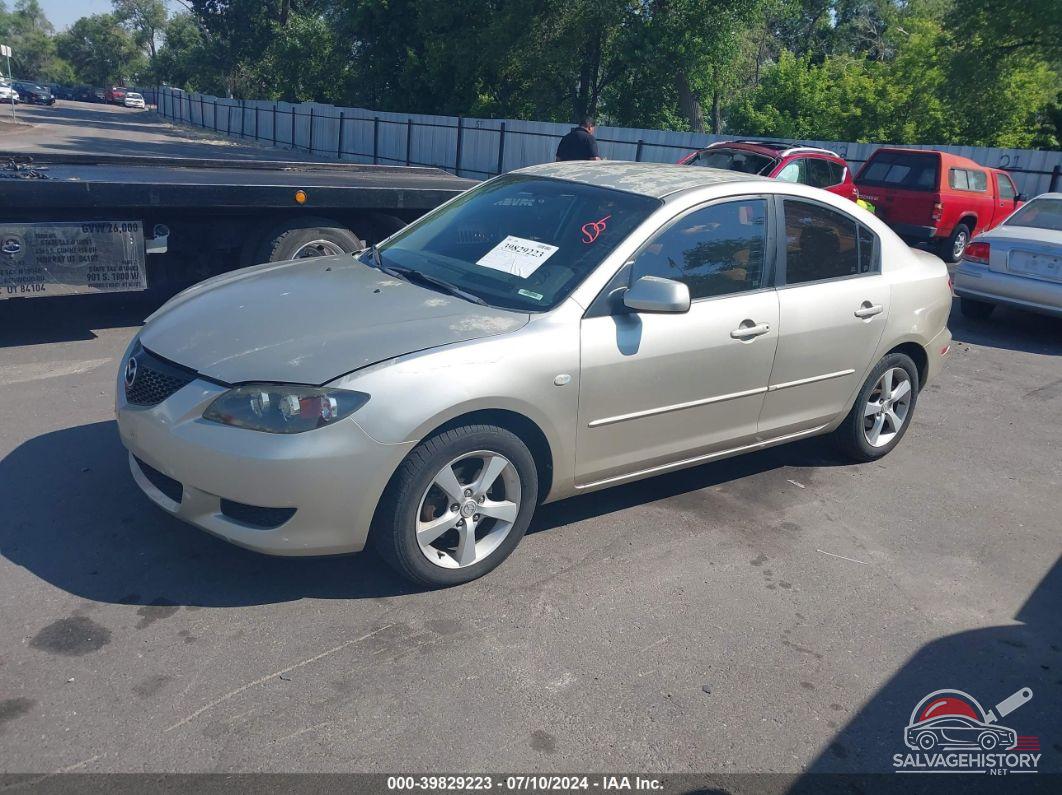 JM1BK12F441188791 2004 MAZDA MAZDA3 photo no. 2
