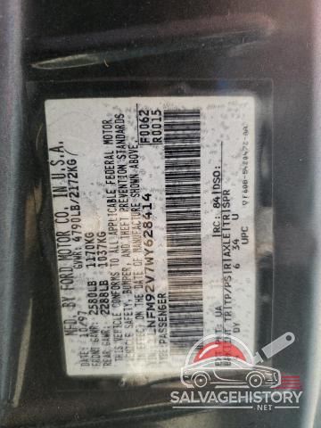 1LNFM92V7WY628414 1998 LINCOLN MARK SERIE photo no. 12