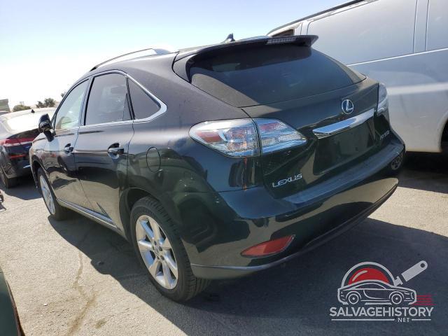 2T2BK1BA7AC012583 2010 LEXUS RX350 photo no. 2