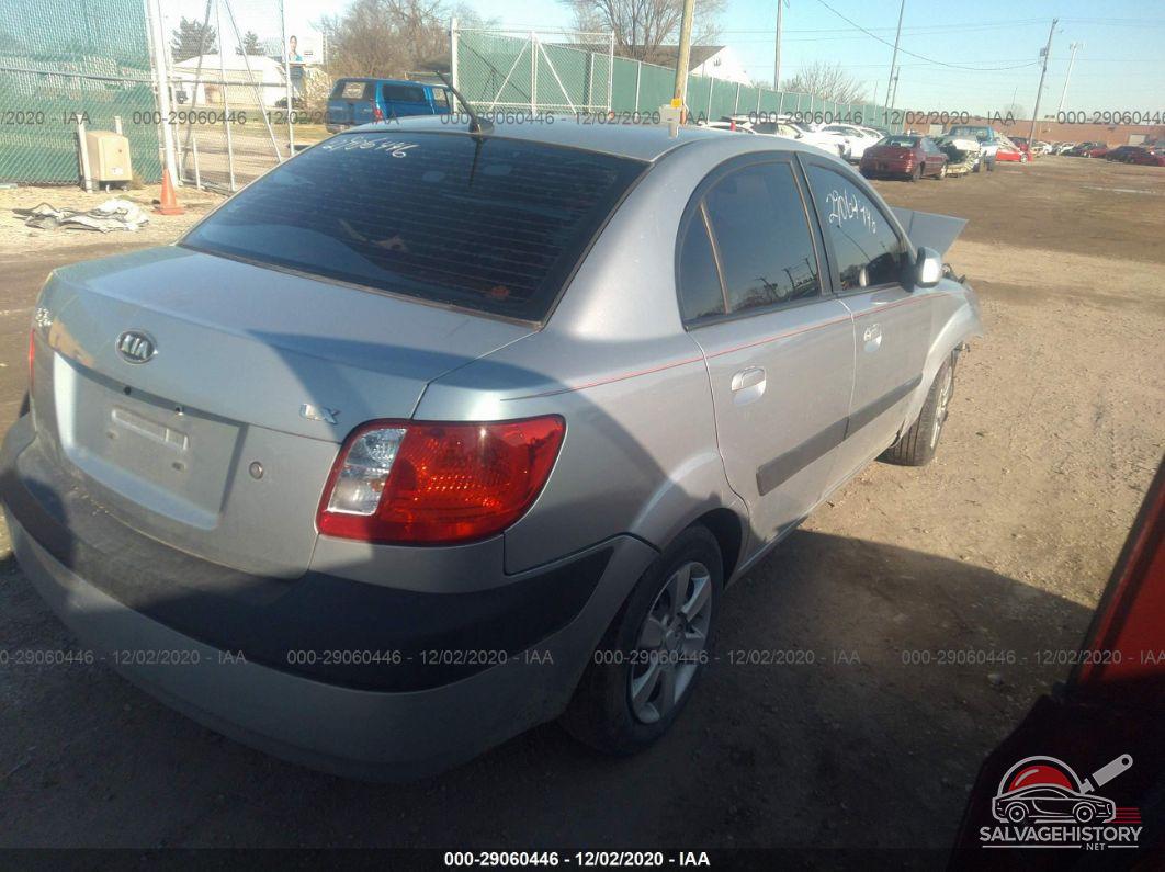 KNADE123376241295 2007 KIA RIO photo no. 4