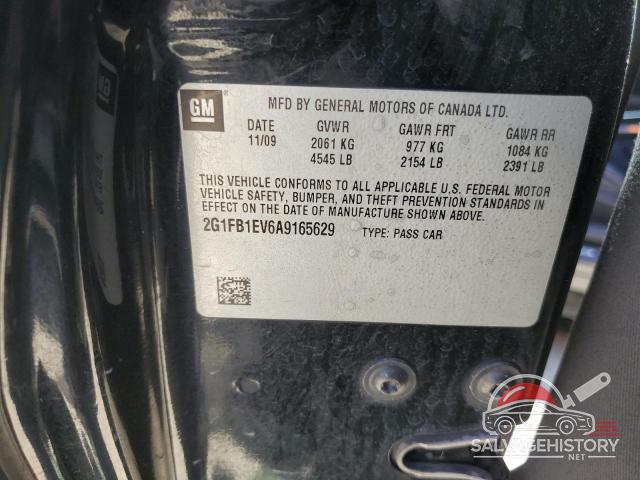 2G1FB1EV6A9165629 2010 CHEVROLET CAMARO photo no. 12