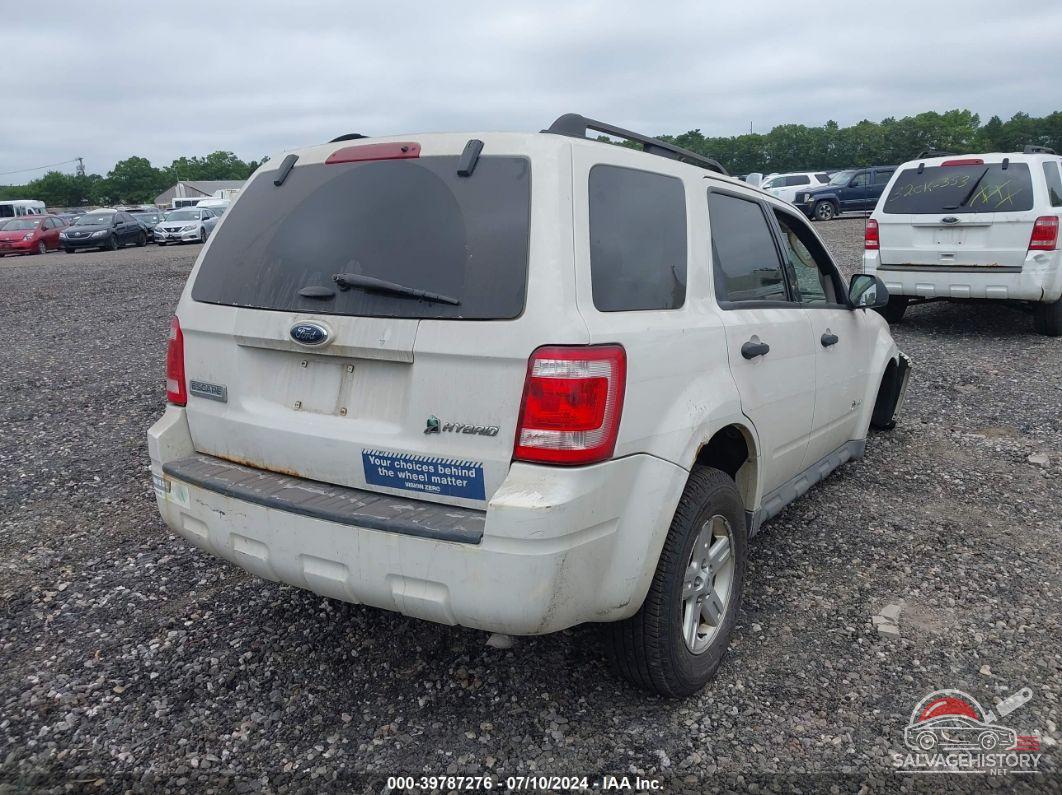 1FMCU59389KC38266 2009 FORD ESCAPE HYBRID photo no. 4