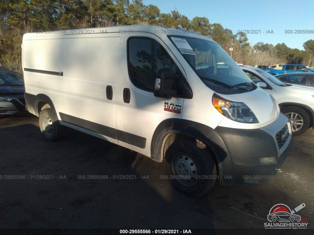 3C6TRVAG9KE565862 2019 RAM PROMASTER CARGO VAN photo no. 2