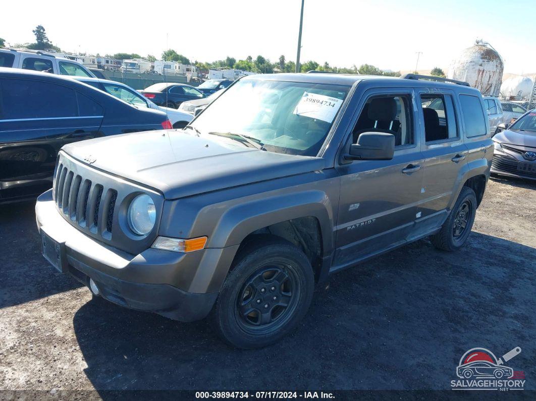 1C4NJPBA8GD548381 2016 JEEP PATRIOT photo no. 2