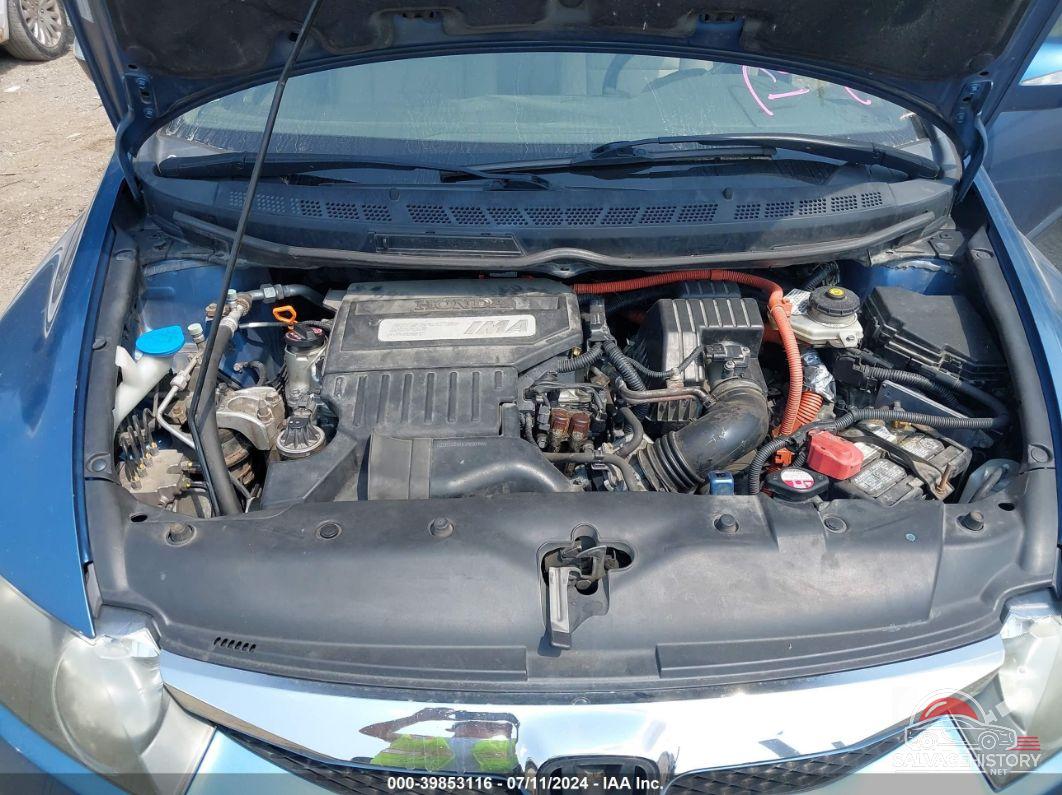 JHMFA3F28AS000091 2010 HONDA CIVIC HYBRID photo no. 10