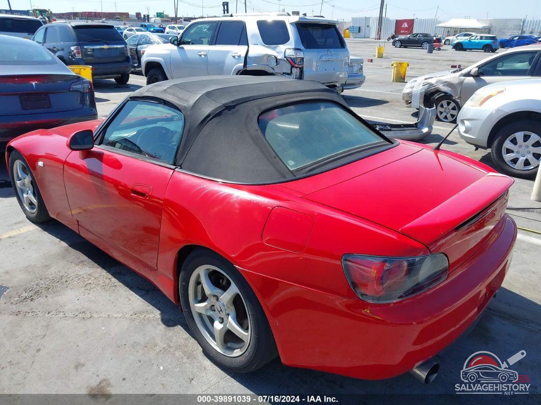 JHMAP1148YT000571 2000 HONDA S2000 photo no. 3