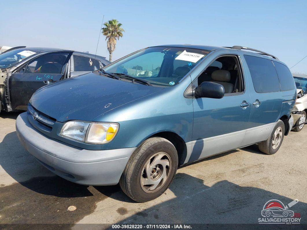 4T3ZF13C4YU210769 2000 TOYOTA SIENNA photo no. 2