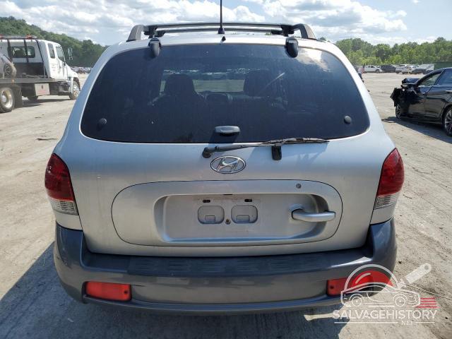 KM8SC13D76U041758 2006 HYUNDAI SANTA FE photo no. 6