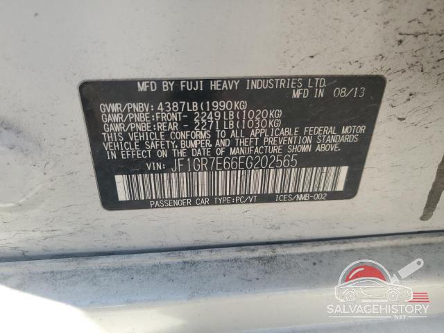 JF1GR7E66EG202565 2014 SUBARU WRX photo no. 12