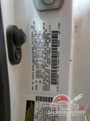 5TEPX42N45Z078976 2005 TOYOTA All Models photo no. 12