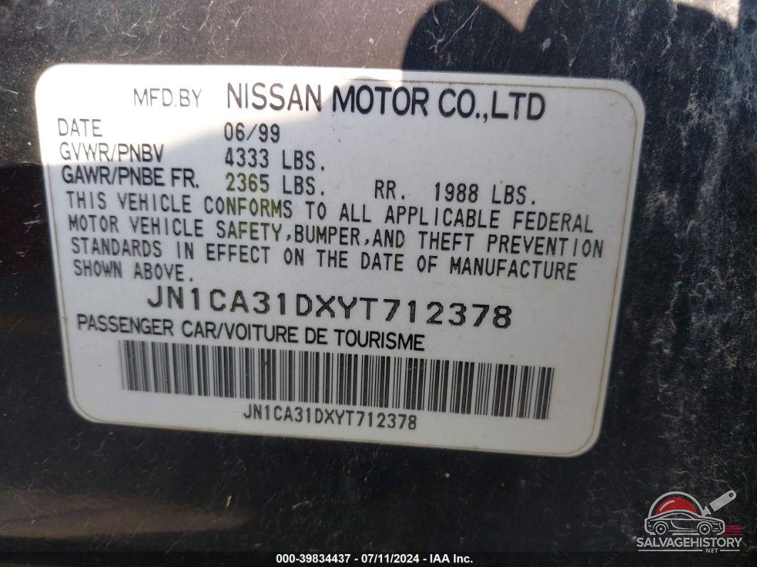 JN1CA31DXYT712378 2000 NISSAN MAXIMA photo no. 9