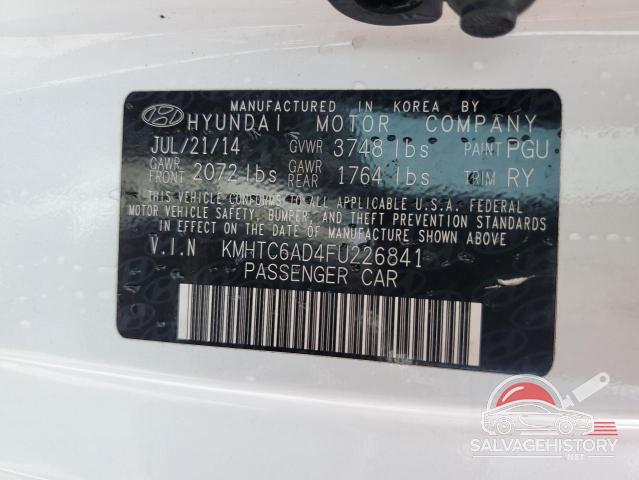 KMHTC6AD4FU226841 2015 HYUNDAI VELOSTER photo no. 13
