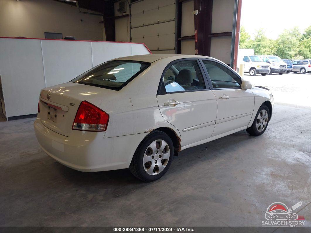 KNAFE121375401916 2007 KIA SPECTRA photo no. 4