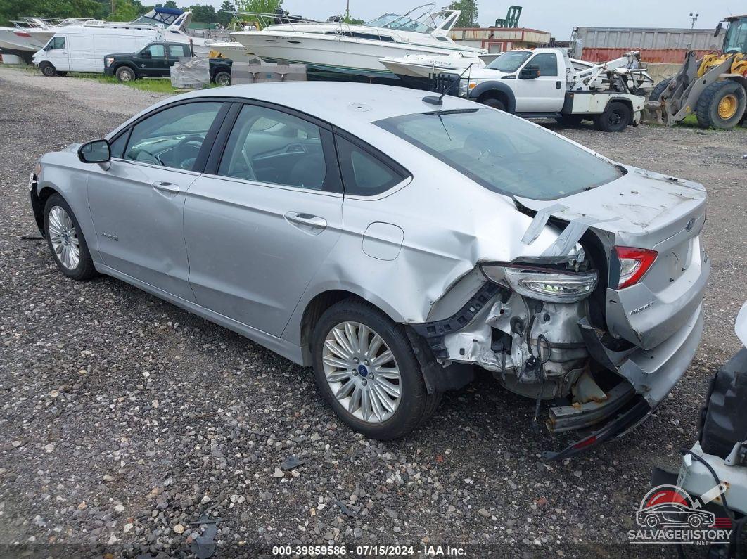 3FA6P0LU7ER381170 2014 FORD FUSION HYBRID photo no. 3