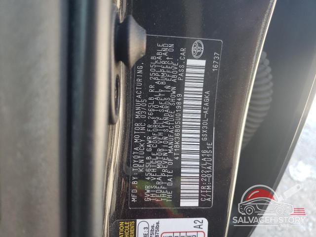 4T1BK36B05U019849 2005 TOYOTA AVALON photo no. 12