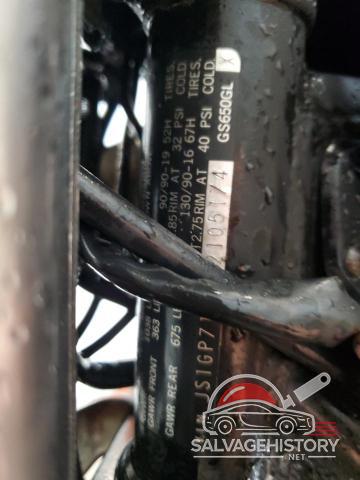JS1GP71L1B2105174 1981 SUZUKI GS650 L photo no. 9