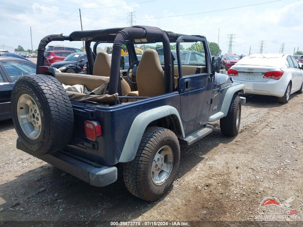 1J4FA49S0YP791081 2000 JEEP WRANGLER / TJ photo no. 4