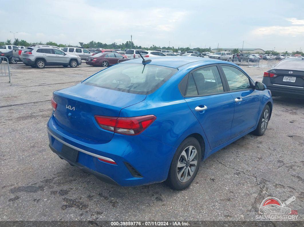 3KPA24AD0PE573232 2023 KIA RIO photo no. 4
