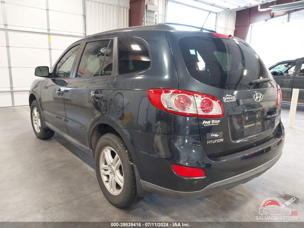 5XYZG3ABXBG055119 2011 HYUNDAI SANTA FE photo no. 3