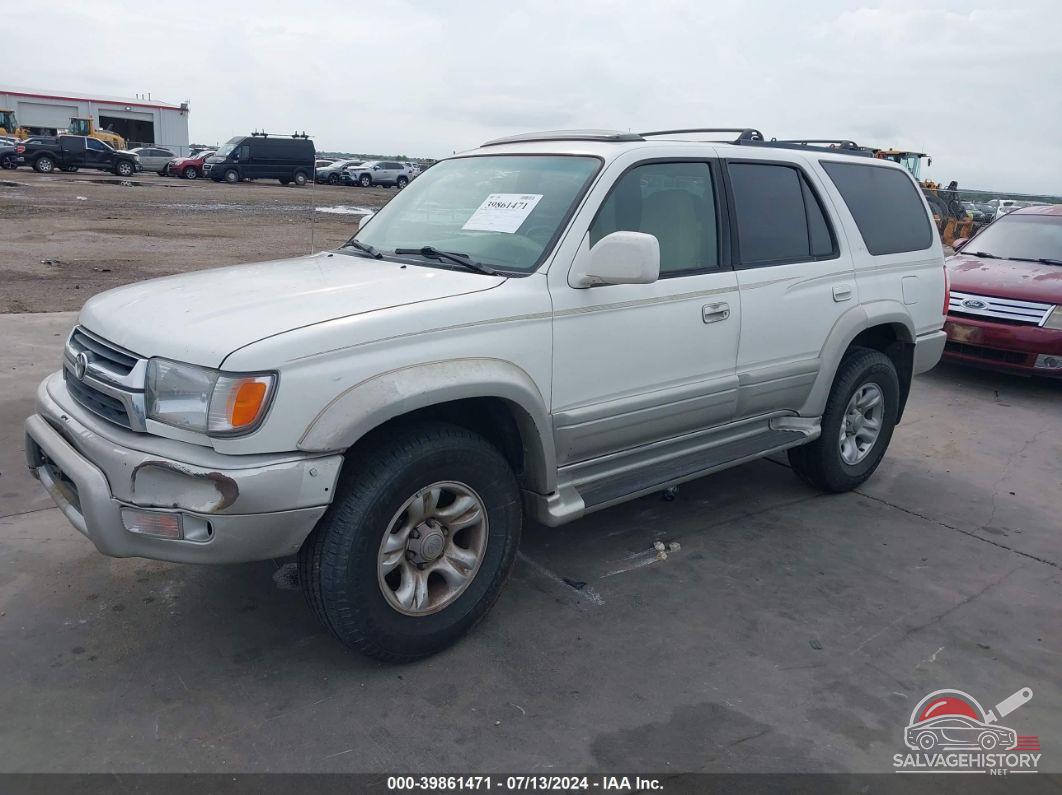 JT3GN87R110209353 2001 TOYOTA 4RUNNER photo no. 2