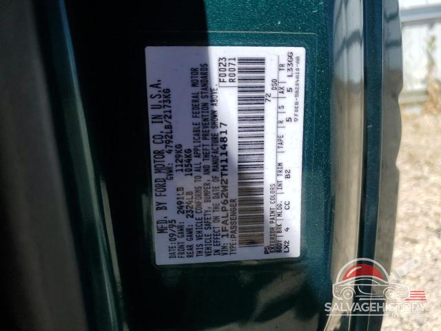 1FALP62W2TH114817 1996 FORD TBIRD photo no. 12