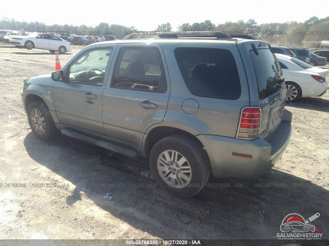 4M2YU56Z76DJ02501 2006 MERCURY MARINER photo no. 3