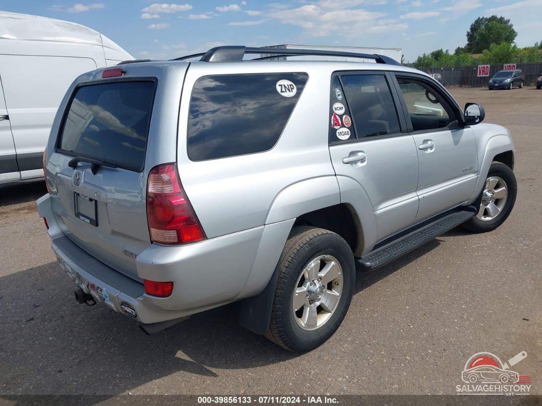 JTEBU14R250069884 2005 TOYOTA 4RUNNER photo no. 4