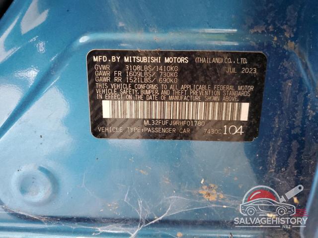 ML32FUFJ9RHF01780 2024 MITSUBISHI MIRAGE photo no. 12