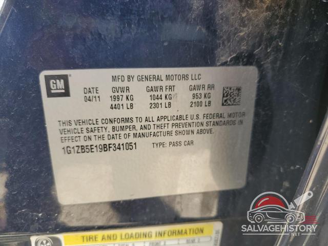 1G1ZB5E19BF341051 2011 CHEVROLET MALIBU photo no. 12