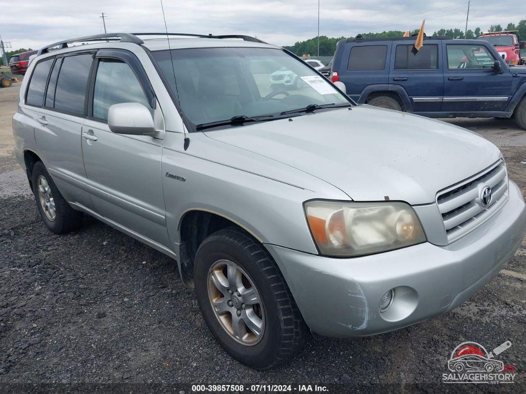 JTEEP21A350093362 2005 TOYOTA HIGHLANDER photo no. 6