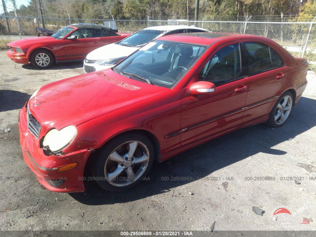 WDBRF40J55F673214 2005 MERCEDES-BENZ C-CLASS photo no. 2