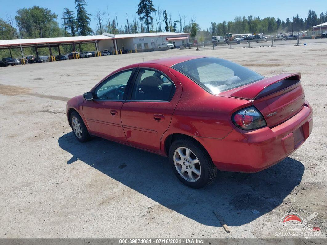1B3ES56C74D617135 2004 DODGE NEON photo no. 3