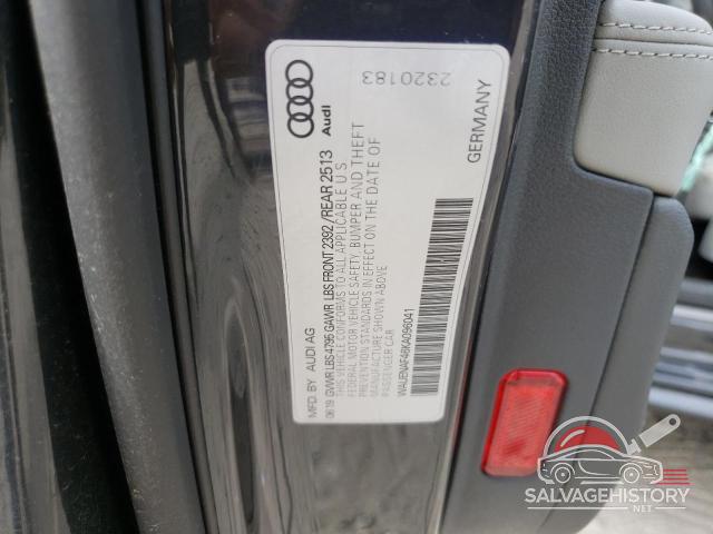 WAUENAF46KA096041 2019 AUDI A4 photo no. 12