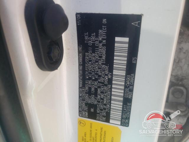 2T2GK31U19C081746 2009 LEXUS RX350 photo no. 12