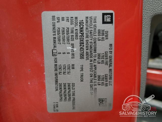 1GCNKPE0XBZ437956 2011 CHEVROLET ALL Models photo no. 12