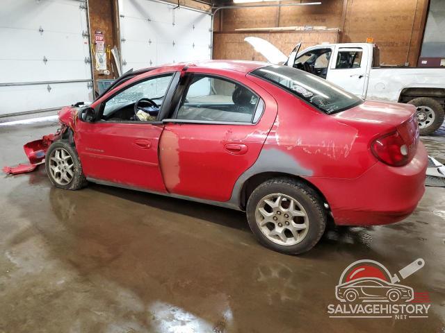 1B3ES46C01D226530 2001 DODGE NEON photo no. 2