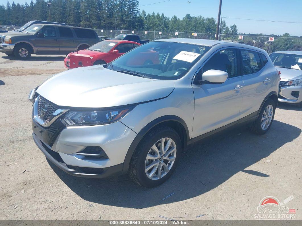 JN1BJ1AV9NW582063 2022 NISSAN ROGUE SPORT photo no. 2