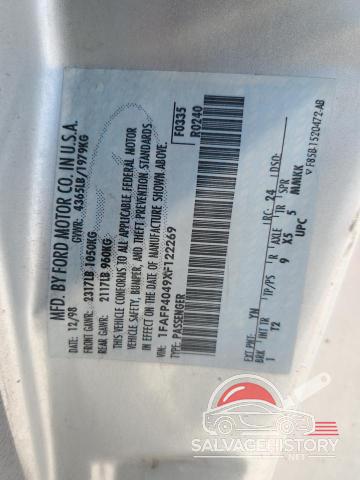 1FAFP4049XF122269 1999 FORD ALL Models photo no. 12