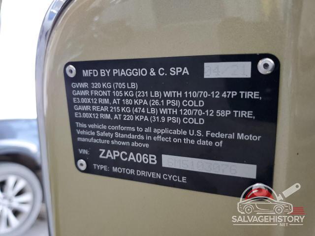 ZAPCA06B6M5103076 2021 VESPA PRIMAVERA/ photo no. 9