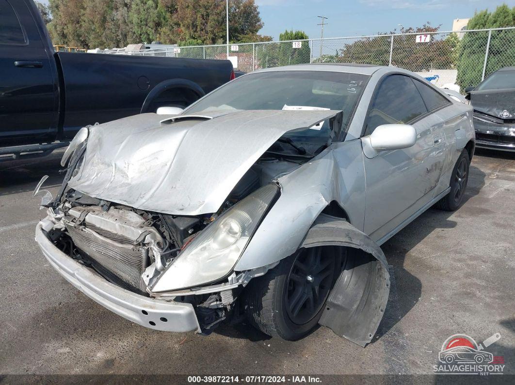 JTDDR32TX20121444 2002 TOYOTA CELICA photo no. 2