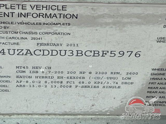 4UZACDDU3BCBF5976 2011 FREIGHTLINER CHASSIS photo no. 2
