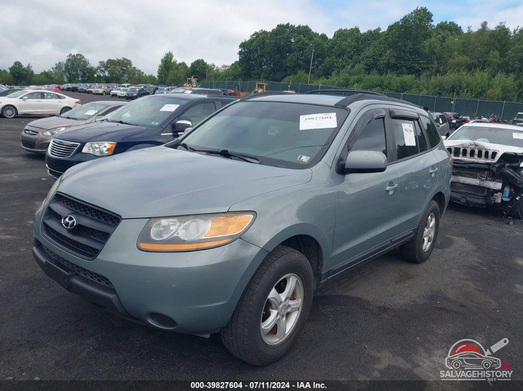 5NMSG73D28H169783 2008 HYUNDAI SANTA FE photo no. 2