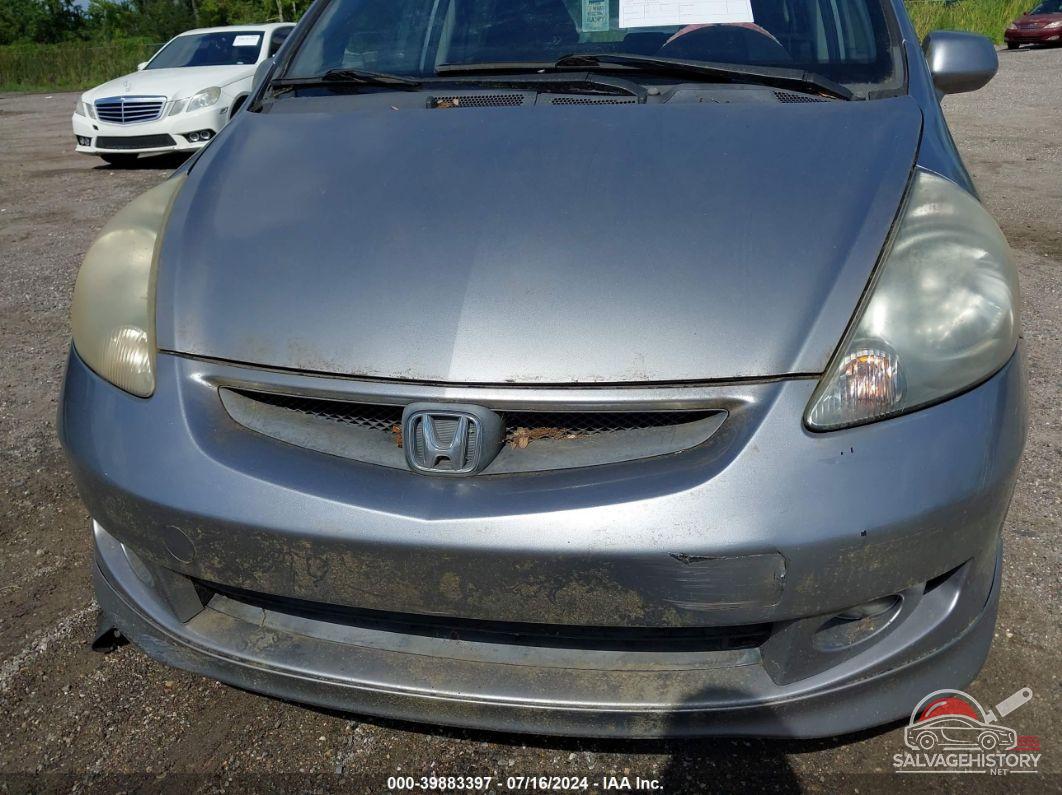 JHMGD38617S022194 2007 HONDA FIT photo no. 6