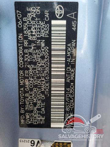 JTKDE167380233999 2008 TOYOTA SCION photo no. 12