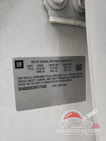 2G4GK5EXXF9177483 2015 BUICK REGAL photo no. 13