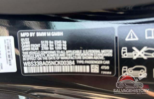 WBS33BA05NCK00384 2022 BMW M4 photo no. 10