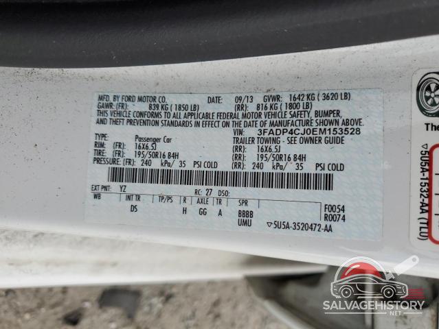 3FADP4CJ0EM153528 2014 FORD ALL Models photo no. 12