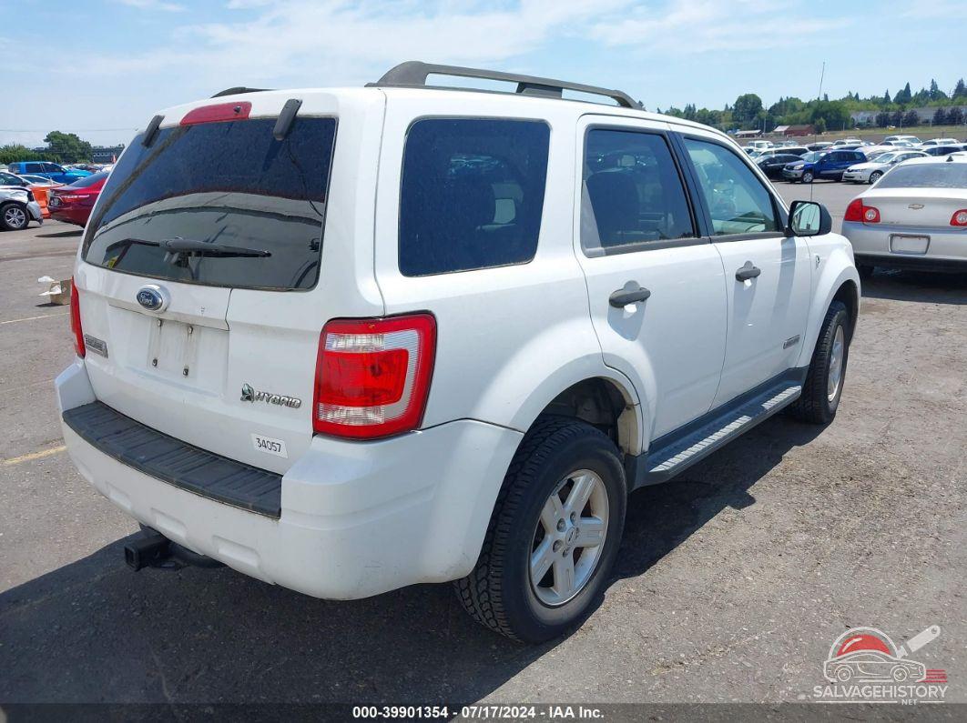 1FMCU49H98KC99744 2008 FORD ESCAPE HYBRID photo no. 4