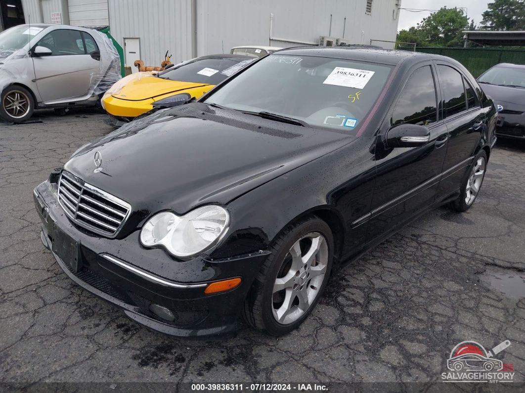 WDBRF52H87F856545 2007 BENZ C-CLASS C230 SPORT R photo no. 2